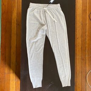 Lusso Gray 100% Cashmere Jogger